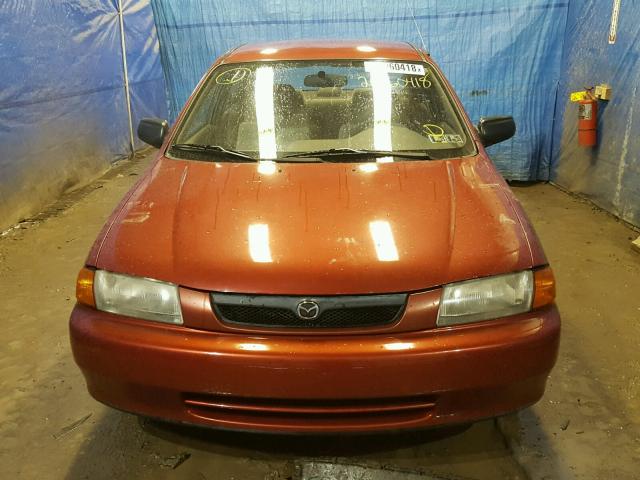 JM1BC1410W0242529 - 1998 MAZDA PROTEGE DX RED photo 9