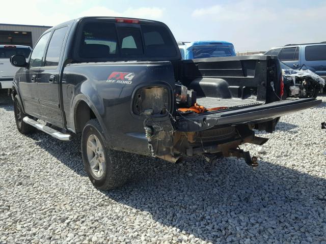 1FTRW08L83KA18145 - 2003 FORD F150 SUPER BLACK photo 3