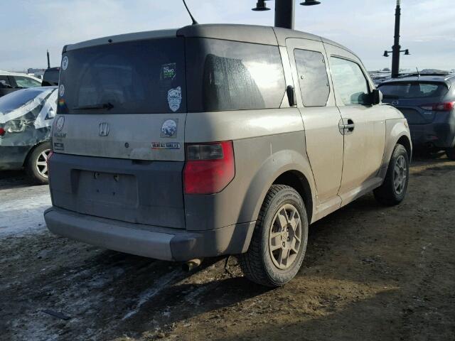 5J6YH172X5L800801 - 2005 HONDA ELEMENT BEIGE photo 4