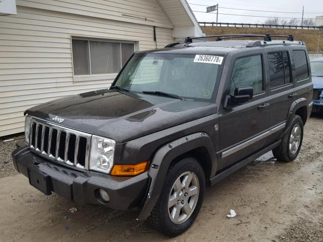 1J8HG58266C247461 - 2006 JEEP COMMANDER ნაცრისფერი ფოტო 2