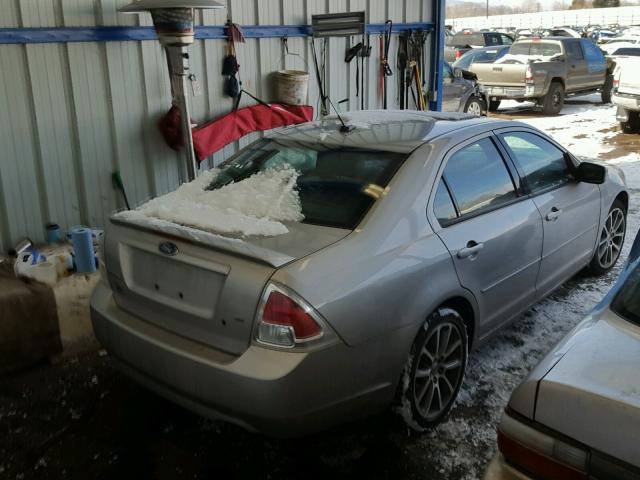 3FAHP07Z28R217683 - 2008 FORD FUSION SE GRAY photo 4