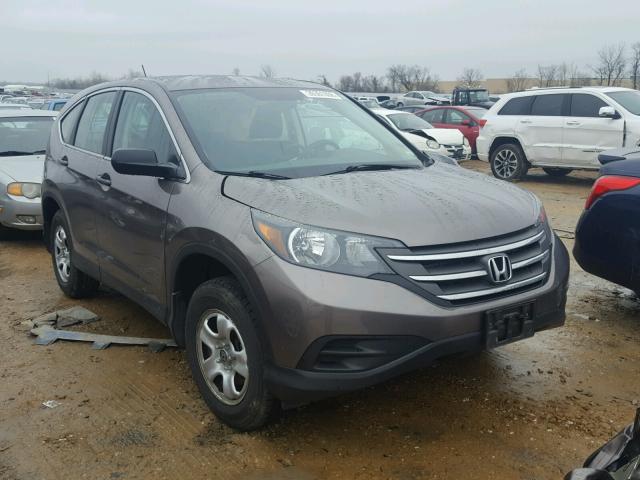 5J6RM4H39DL081614 - 2013 HONDA CR-V LX TAN photo 1