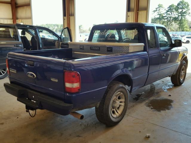 1FTYR14U66PA91416 - 2006 FORD RANGER SUP BLUE photo 4