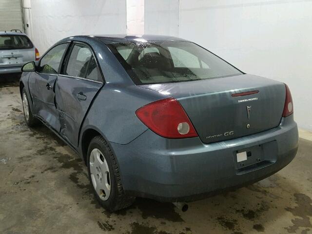 1G2ZF55BX64188285 - 2006 PONTIAC G6 SE BLUE photo 3