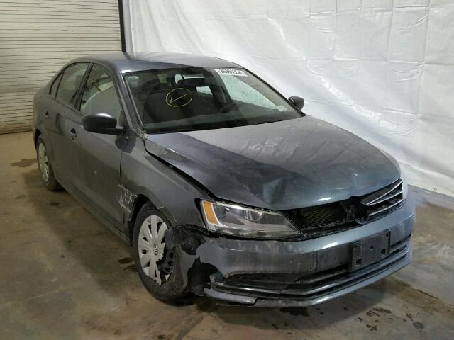 3VW2K7AJ4FM279135 - 2015 VOLKSWAGEN JETTA BASE 灰色 照片 1