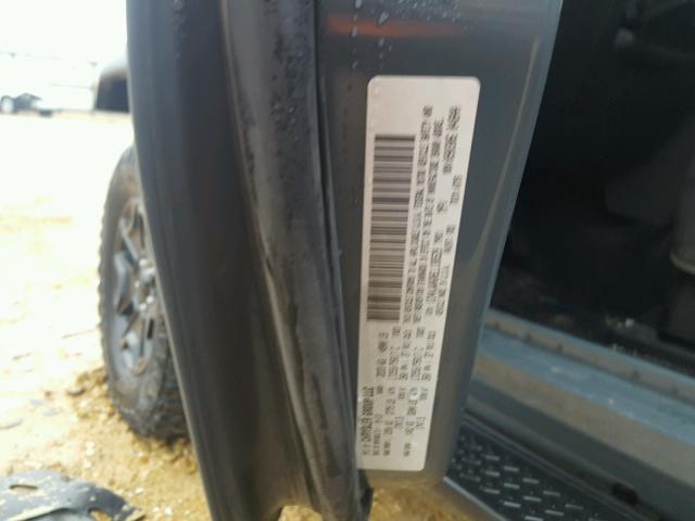 1C4AJWAG0EL138529 - 2014 JEEP WRANGLER S GRAY photo 10