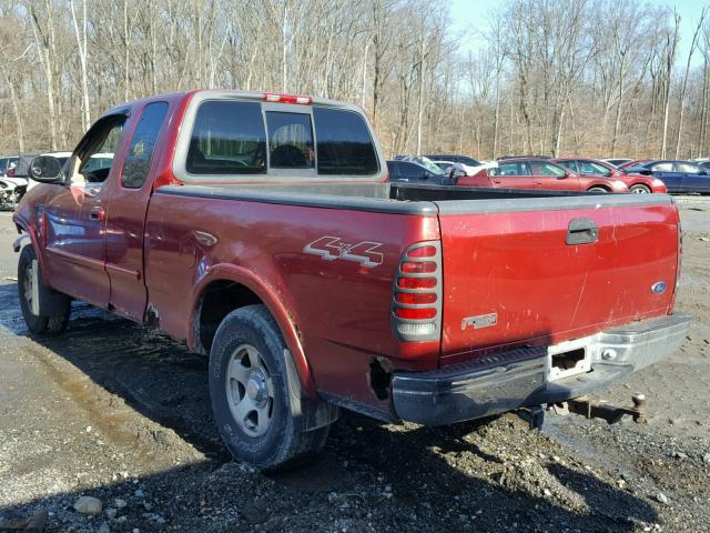 1FTRX18L5YNB12377 - 2000 FORD F150 RED photo 3