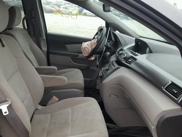 5FNRL5H25EB034719 - 2014 HONDA ODYSSEY LX GRAY photo 5