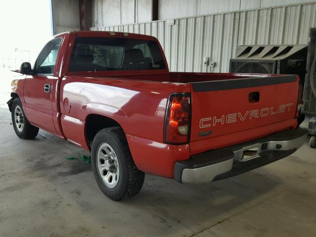 3GCEC14XX6G250277 - 2006 CHEVROLET SILVERADO RED photo 3