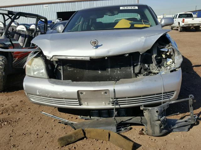 1G6KD54Y75U264930 - 2005 CADILLAC DEVILLE GRAY photo 9