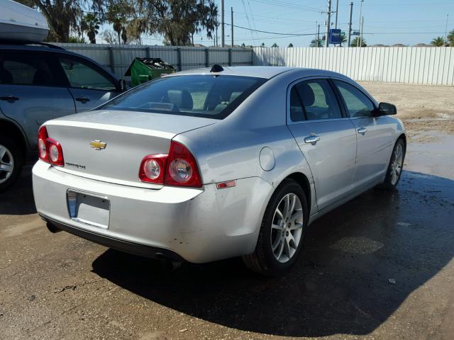 1G1ZG5E70CF272208 - 2012 CHEVROLET MALIBU LTZ 银色 照片 4