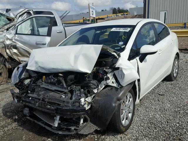 KNADM4A38D6171598 - 2013 KIA RIO LX Սպիտակ լուսանկար 2