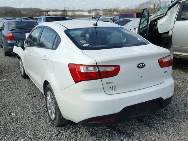 KNADM4A38D6171598 - 2013 KIA RIO LX Սպիտակ լուսանկար 3