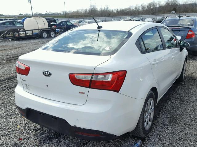 KNADM4A38D6171598 - 2013 KIA RIO LX Սպիտակ լուսանկար 4