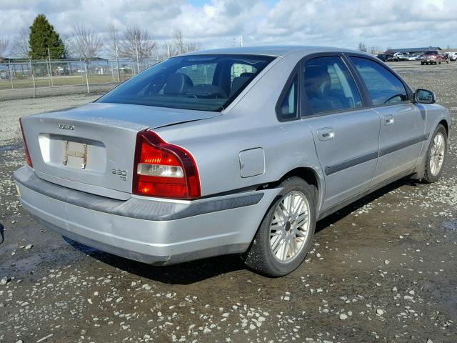 YV1TS90D611184168 - 2001 VOLVO S80 T6 SILVER photo 4