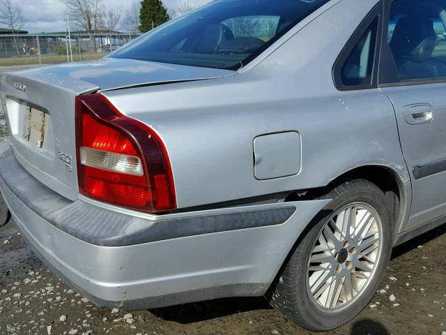 YV1TS90D611184168 - 2001 VOLVO S80 T6 SILVER photo 9