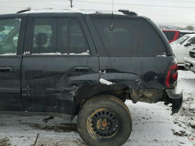 1GNDT13S822156832 - 2002 CHEVROLET TRAILBLAZE BLACK photo 9