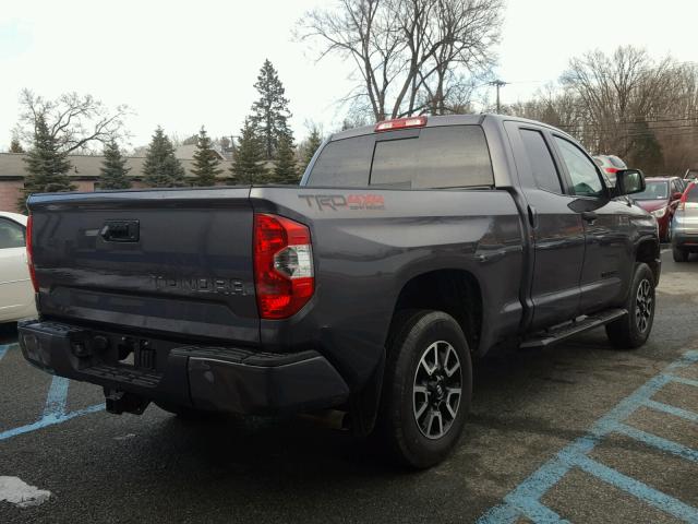 5TFUM5F19EX057167 - 2014 TOYOTA TUNDRA DOU GRAY photo 4