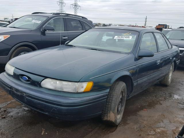 1FALP5242SG126107 - 1995 FORD TAURUS GL GREEN photo 2