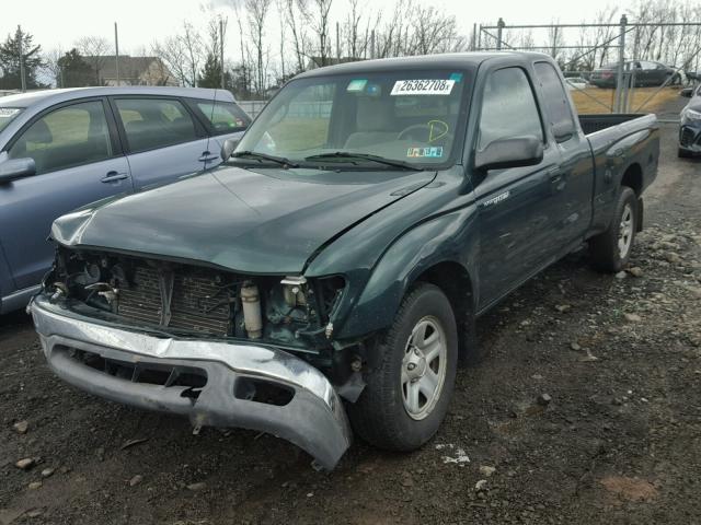 5TEVL52N73Z238936 - 2003 TOYOTA TACOMA XTR GREEN photo 2