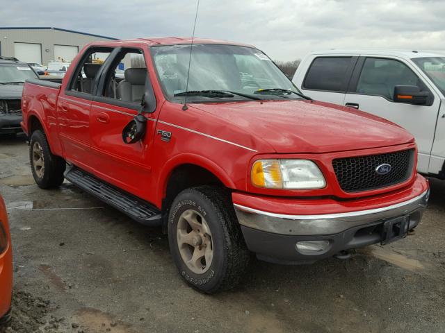 1FTRW08L02KA01774 - 2002 FORD F150 SUPER RED photo 1