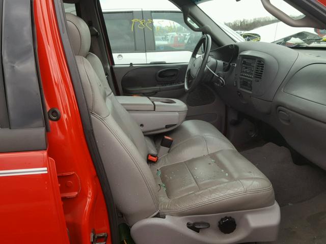 1FTRW08L02KA01774 - 2002 FORD F150 SUPER RED photo 5