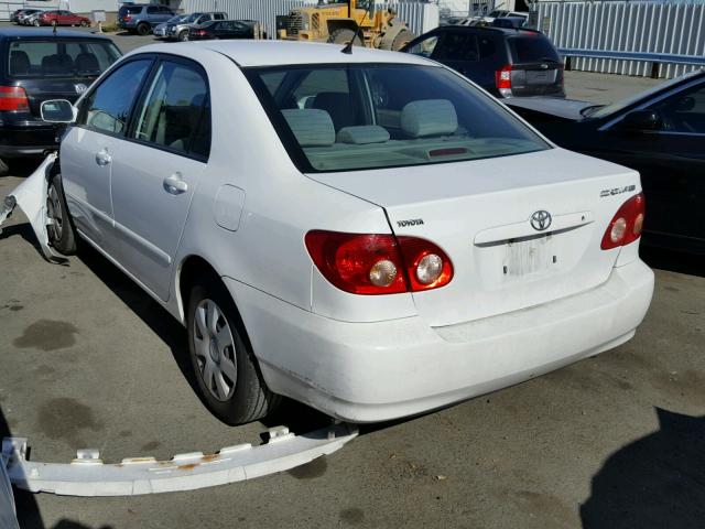 1NXBR30E16Z612216 - 2006 TOYOTA COROLLA CE WHITE photo 3