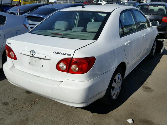 1NXBR30E16Z612216 - 2006 TOYOTA COROLLA CE WHITE photo 4