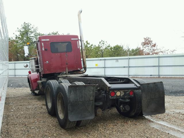 2XKWDB9X4SM670493 - 1995 KENWORTH CONSTRUCTI RED photo 3