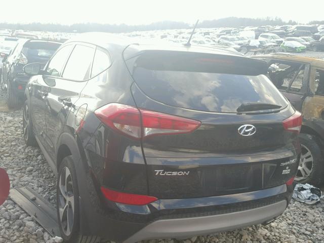 KM8J33A21HU271159 - 2017 HYUNDAI TUCSON LIM BLACK photo 3