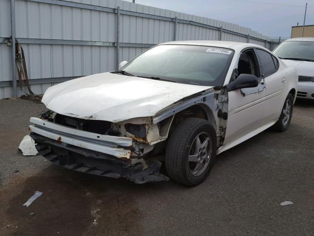 2G2WS522741110994 - 2004 PONTIAC GRAND PRIX WHITE photo 2