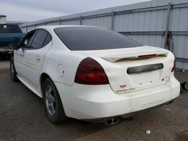 2G2WS522741110994 - 2004 PONTIAC GRAND PRIX WHITE photo 3