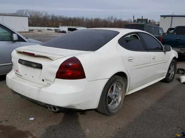 2G2WS522741110994 - 2004 PONTIAC GRAND PRIX WHITE photo 4