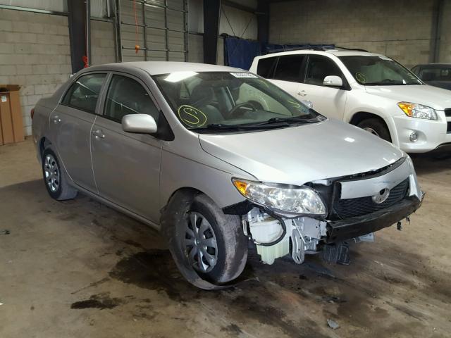 1NXBU4EE0AZ384926 - 2010 TOYOTA COROLLA BA SILVER photo 1