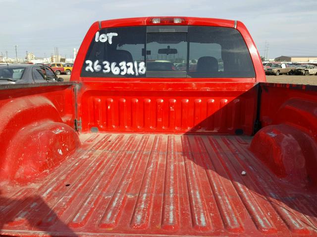 1D7HA16K47J519951 - 2007 DODGE RAM 1500 S RED photo 6