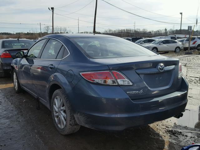 1YVHZ8DH4C5M12947 - 2012 MAZDA 6 I BLUE photo 3