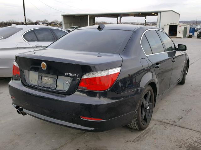 WBANW135X8CZ77669 - 2008 BMW 535 I BLACK photo 4