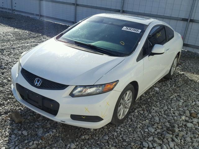 2HGFG3B8XCH532125 - 2012 HONDA CIVIC EX WHITE photo 2