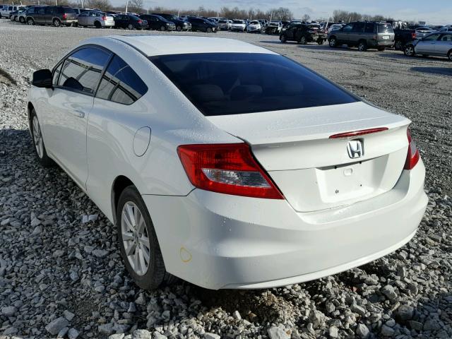 2HGFG3B8XCH532125 - 2012 HONDA CIVIC EX WHITE photo 3