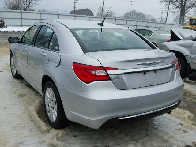 1C3BC4FB5BN550451 - 2011 CHRYSLER 200 LX SILVER photo 3