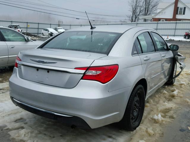 1C3BC4FB5BN550451 - 2011 CHRYSLER 200 LX SILVER photo 4