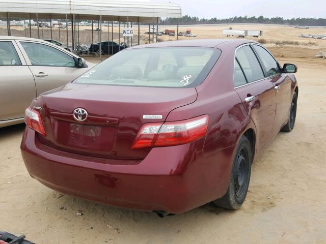 JTNBE46K473010982 - 2007 TOYOTA CAMRY NEW RED photo 4