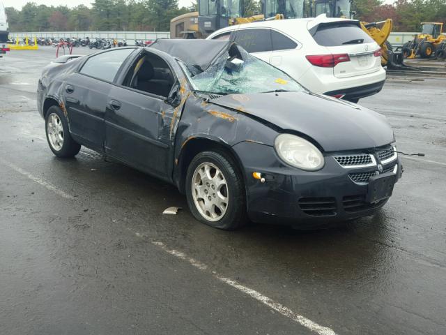 1B3ES56C03D159372 - 2003 DODGE NEON SXT BLACK photo 1