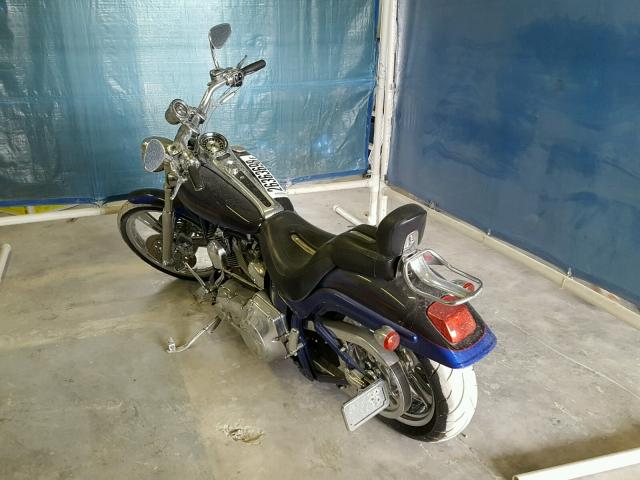 1HD1PHD134Y950182 - 2004 HARLEY-DAVIDSON FXSTDSE2 BLUE photo 3