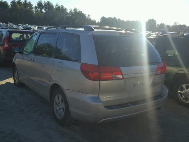 5TDZA23C44S023564 - 2004 TOYOTA SIENNA CE SILVER photo 3