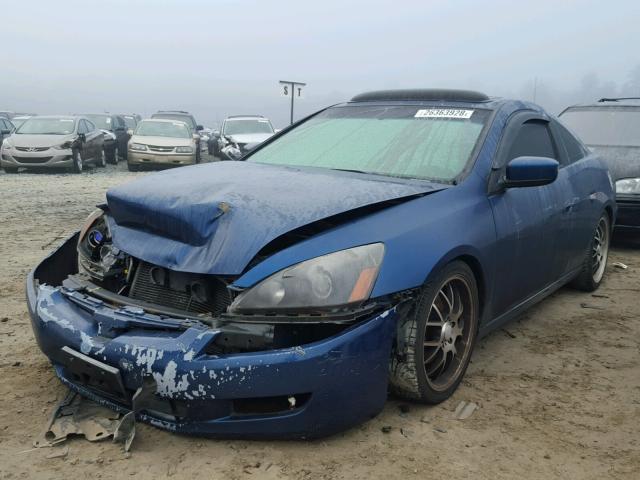 1HGCM816X4A013911 - 2004 HONDA ACCORD EX BLUE photo 2