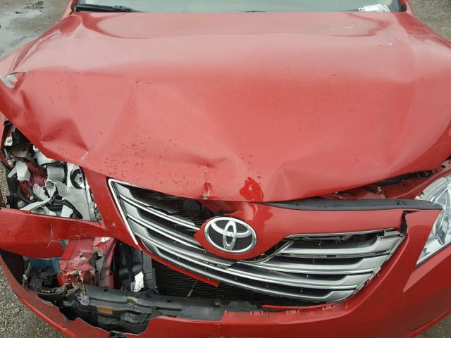 JTNBB46K973029214 - 2007 TOYOTA CAMRY NEW RED photo 7