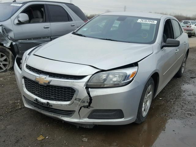 1G11B5SL1EF264036 - 2014 CHEVROLET MALIBU LS 银色 照片 2