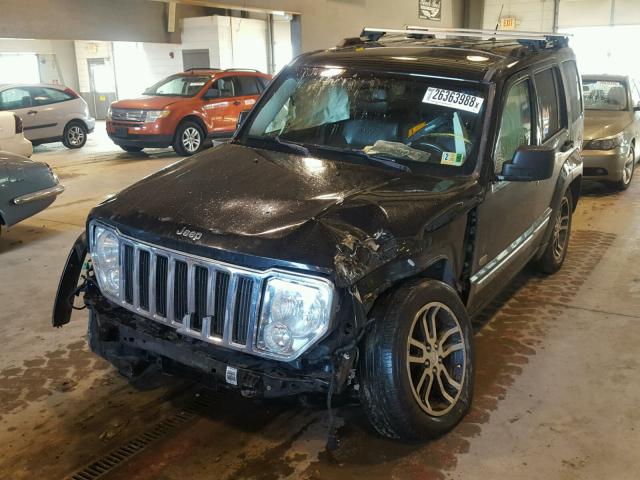 1J4PN5GKXBW558842 - 2011 JEEP LIBERTY LI BLACK photo 2