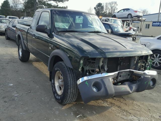 1FTZR15UX1TA11876 - 2001 FORD RANGER SUP GREEN photo 1